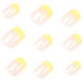 thumbnail image 2 of Fofosbeauty 24pcs Press on False Nails, Square Fake Nails, Yellow French Lucency, 2 of 8