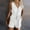 White, variant on Babysbule Women Shorts Womens Casual V Neck Bow Pocket Sleeveless Shorts Wide Shorts Jumpsuits Rompers