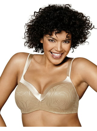 Playtex Women's 18 Hour Side and Back Smoothing Wirefree Bra, White,44DDD