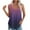 Purple, variant on Aofany Tank Tops for Women Summer Sleeveless Gradient Blouse Eyelet Embroidery Flowy Shirts Scoop Neck Loose Tunic Tops