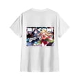 thumbnail image 4 of Kaguya's Chrono Rock Explosion Lunar Idol Band in Sakura Festival Anime Graphic Back Print White T-Shirt, 4 of 7