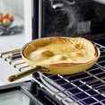 thumbnail image 4 of GreenPan Reserve Ceramic Nonstick 10" and 12" Frypan Set | Sunrise with Gold-Tone Handles, 4 of 7
