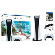 Playstation 5 Horizon Forbidden West Bundle with Ghost of Tsushima and Mytrix Controller Charger