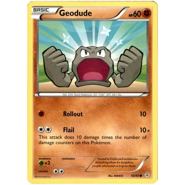 Pokemon Generations Geodude 43 Walmart Com