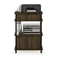 thumbnail image 5 of Furinno Turn-N-Tube Toolless Multipurpose Printer Stand Display Storage Shelf Cabinet with Wheels, Columbia Walnut/Black, 5 of 6