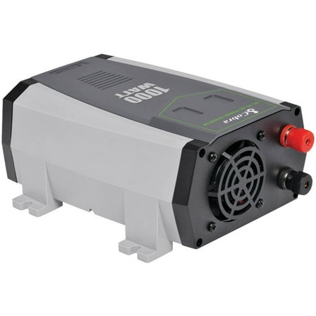 Cobra Electronics Cpi1090 2.1A USB 12V DC to 120V AC 1,000W Power Inverter