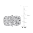 thumbnail image 4 of Bague de diamant 1/10 carat (CTW) en argent sterling, 4 of 5