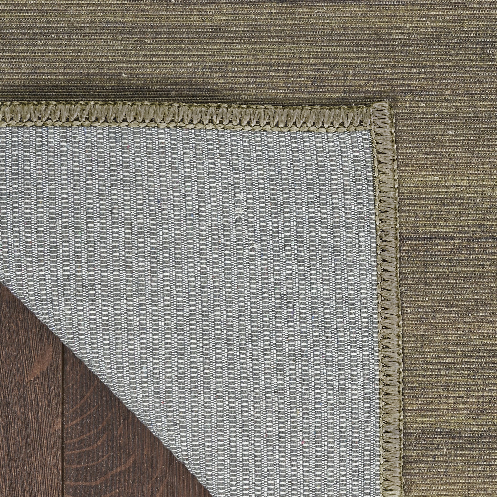 Nourison Washable Essentials Modern Green 2'2" x 8' Area Rug (2x8)