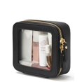 thumbnail image 1 of Small Cosmetic Bag for School Portable Transparent Female Wash Bag Zipper Closure Female Toiletry Bag, 1 of 5
