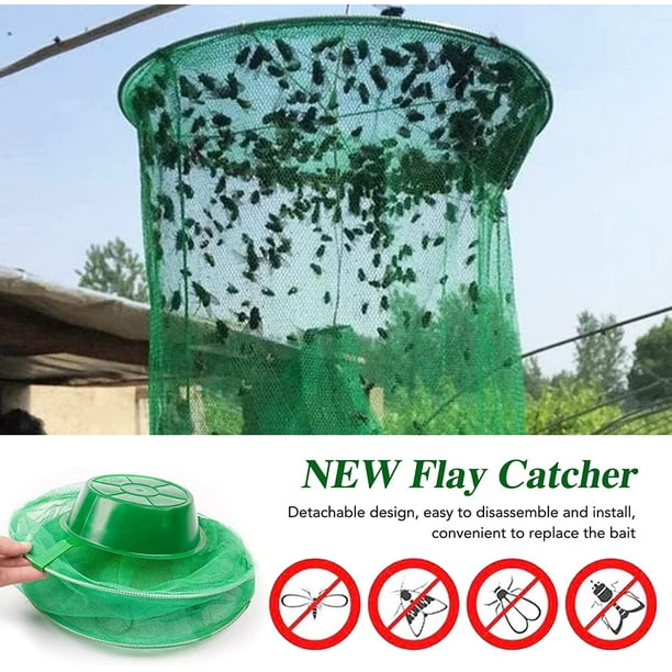 5 Trampas Para Moscas Colgantes Joogee Con Cebo - Desechables, No Tóxicas, Para Exterior E Interior (19.5x20cm)