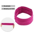 thumbnail image 3 of Uds. Diademas, bandas para el sudor, diadema elástica que absorbe la humedad, para deportes, algodón, rosa roja, 3 of 7