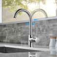 thumbnail image 4 of Single Handle Kitchen Faucet bronze Single Hole Kitchen Sink Faucet, 4 of 7
