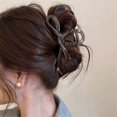 thumbnail image 2 of 13cm Acrylic Ribbon Bow Hair Claws Crab Hair Clips Glossy Barrettes Headwear Hairpins Shark Ponytail For Women Hair Accessories, 2 of 9