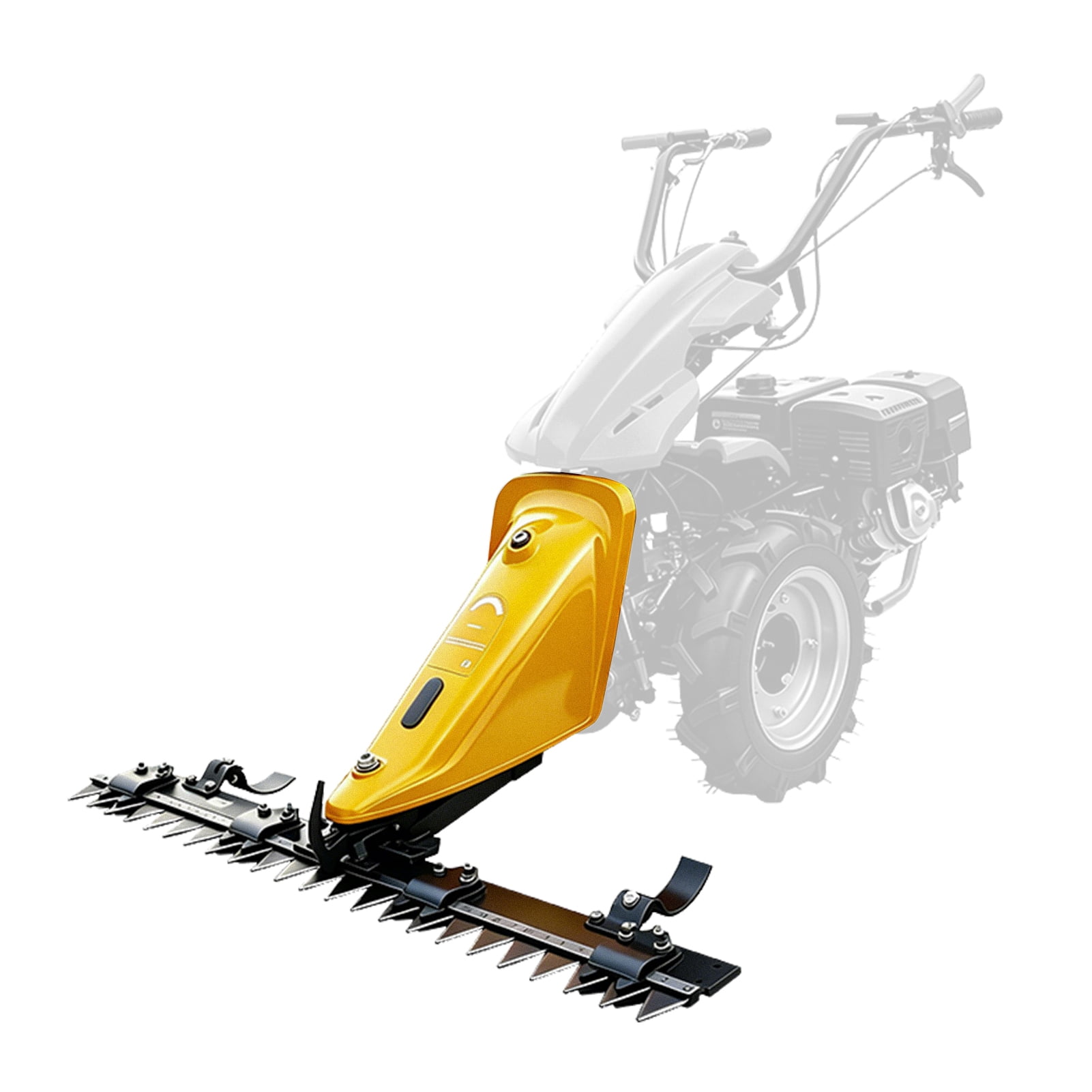 MMS 47'' Sickle Bar Mower Attachment for Self-Propelled Tractor, Grass Cutter Scythe Mower