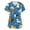 A012-Blue, variant on BDPORKAS Easter Scrub Tops Women Stretchy V-Neck Scrubs Top Breathable Working Uniform Bunny Egg Hunt Print Medical Care Shirts Workwear