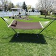 thumbnail image 2 of Sunnydaze Quilted Designs Double Fabric 2 Person Hammock with Spreader Bars and Pillow - Multiple Colors Available, 2 of 10