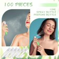 thumbnail image 2 of 100 count Mini  Bottle, 10ml Perfume  Bottles Plastic Refillable Mini  Bottles for Women, Travel  Bottle Fine Mist Atomizer for Perfume, Mini Perfume Refillable Bottle, 2 of 6