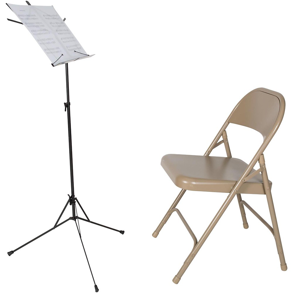 Musician's Gear Folding Music Stand Black