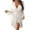 White, variant on Ndbuld Womens Pajama Cotton Pajamas for Women Sets Fashion Women Solid Color Imitation Silk Lace Up Cardigan Long Nightgown Bathing Robe Night Dress Pajama Sets White S