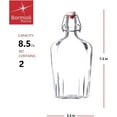 thumbnail image 2 of Bormioli Rocco Fiaschetta Glass 8.5 Ounce Pocket Flask, Set of 2, 2 of 7