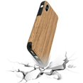 thumbnail image 3 of For Apple iPhone X XS Case, by HR Wireless Wood Grain TPU Rubber Candy Skin Case Cover For Apple iPhone X XS, 3 of 4