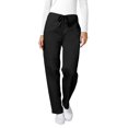 thumbnail image 3 of Adar Uniforms Unisex Natural-Rise Drawstring Tapered Leg Pants Petite, 3 of 6