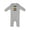 AC-Heather Grey, variant on Weightlifting Funny Future Lifter Baby Romper Coveralls