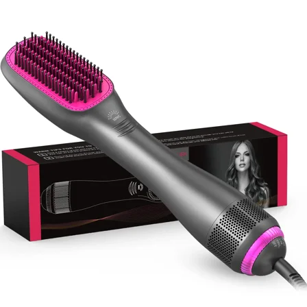 3 in 1 Hair Dryer Brush Professional 1200W Powerful Ceramic Tourmaline 3 Heat/2 Speed Settings One Step Hair Dryer and Styler