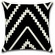 thumbnail image 2 of 4 Piezas Fundas de Cojines 45 x 45 cm, Funda de Almohada Decorativa Cuadrada Funda de Cojín para Sofá Estampado Animal Blanco y Negro Mingon Lino Decoración del Hogar para Dormitorio, 2 of 5