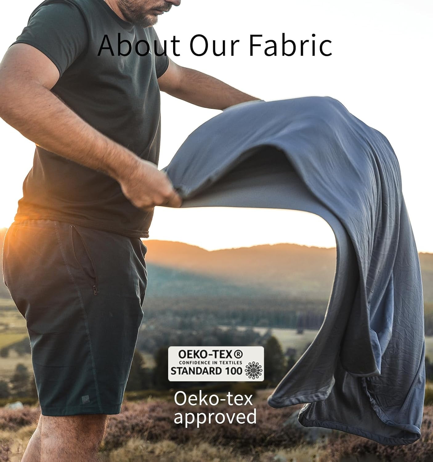 Litume Fleece Sleeping Bag Liner with Zipper – Lightweight All-Season Mummy Sack for Cold Weather Camping, Winter Hiking & Travel (E630)