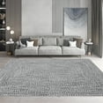 thumbnail image 3 of Haperlare Woven Modern Print Area Rugs Non Shedding Braided Rugs for Family Room Nursery Floor Area Rug Solid Grey Carpet,5'x7', 3 of 7