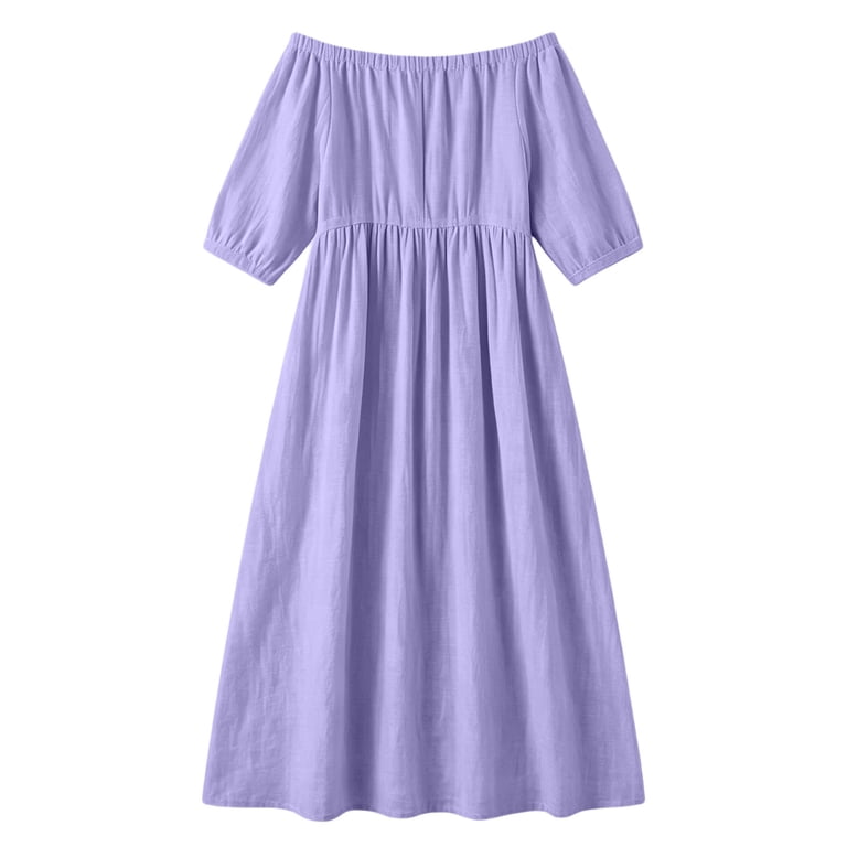 beach dress shopee Kukoosong Women's Off The Shoulder Midi Dress, 3/4 Sleeve Flowy Split Dress, Elastic Crew Neck Casual Loose Fit Boho Sundress Color:Mocha prom dresses option set as picture Steve Madden Men's Valdez