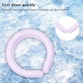 thumbnail image 4 of Reusable Neck Cooling Tube, Lightweight and Comfortable, Skin Friendly Fit, Suitable for Effectively Cooling Your Neck and Shoulders, Bringing You a Comfortable and Cool Experience - Purple, 4 of 7