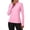 Pink, variant on Kctiaxy Women's Sun Shirts Sun Protection Stand Collar Long Sleeve Golf Shirt Solid Color Half-Zip Drying Workout Tops Outdoor Hiking