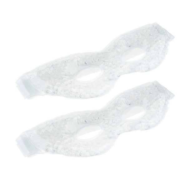 2 Piezas. Mascarillas Refrescantes Relajantes para Viajar - Claro Colco Mascarilla de gel en frío