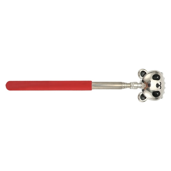 Unique Bargains 1 Pc Durable Back Scratcher for Bathroom Travel Hotel Red Stainless Steel