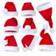 thumbnail image 2 of Gorro de Papá Noel para niños y adultos, regalo de Navidad de felpa, gorro cálido de invierno, suministros de decoración del hogar, 2023, 2 of 4