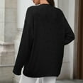 thumbnail image 7 of Zedker Casual Early Fall Fashion Cardigan Lightweight Tops For Women Trendy Going Out Tops For Women,Black,L, 7 of 7