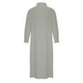 thumbnail image 4 of JGTDBPO Kaftan for men long sleeve Men's Nightshirt Long Sleeve Sleepwear Soft Comfy Nightgown Loose Sleep Shirt, 4 of 6