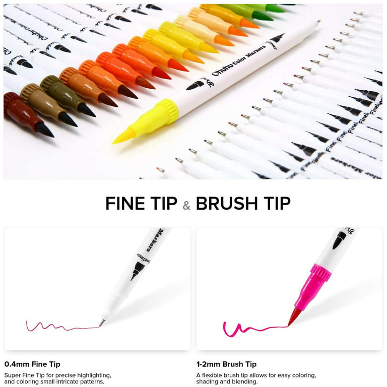 Water Marker Soft Tip Double Tip Watercolor Pencil Color - Temu