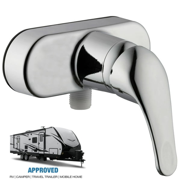 RV Mobile Travel Trailer Shower Faucet Single Handle Lever Diverter