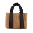 thumbnail image 4 of yuksok Handwoven Bag Creative Trendy Fashionable Beach Storage Bag for Travel Summer brown, 4 of 9