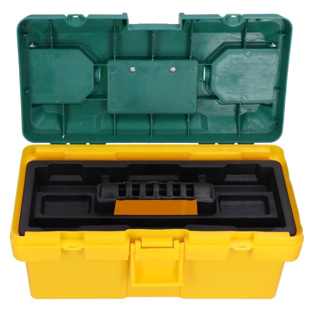 Caja De Herramientas De Hardware, Caja De Almacenamiento De Herramientas De Manija Cómoda Que Se Organiza Para El Servicio De Mantenimiento Para Automóviles Cergrey 14 pulgadas (36x17x19cm)