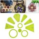 thumbnail image 3 of 10 unidades de plantilla de licencia de Dresde estándar acrílico acolchado Patchwork regla marcos de plantillas para Sampler doméstico de, 3 of 9