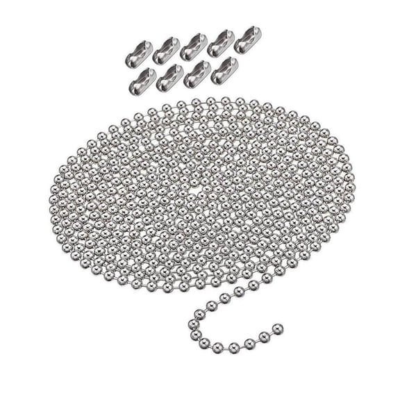 Yammee Window Treatments Beads Chain Vertical Blind Chain Curtain Beads Chain Pull Rope