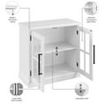 thumbnail image 7 of Maklaine Engineered Wood Transitional 32W Storage Cabinet with Glass Doors, 7 of 7