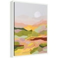 thumbnail image 4 of Kate and Laurel Beautiful Landscape Framed Canvas Wall Art by July Art Prints 18 x 24 Sylvie White, Coastal, Abstract, Landscapes Art for Wall Decor, Living Room, Bedroom, 4 of 8