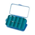 thumbnail image 4 of Double Sided Storage Box Screws Fishing Lure Hooks Nuts Tackle Case Grids Organizer Portable Household Container Reusable Green, 4 of 10