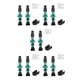 thumbnail image 2 of Greeniant 2 uds válvulas sin cámara extraíble aleación de cobre núcleo de goma boquilla de vacío accesorios de neumáticos alternativos suministros Type2 NO2 Greeniant CBP032082, 2 of 6