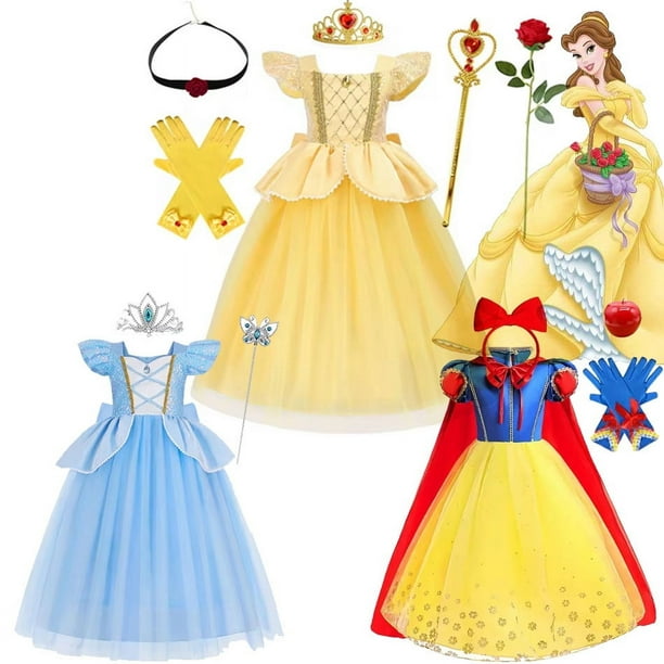 Disfraces Vestido Princesa Bella Disney Disfraces Originales